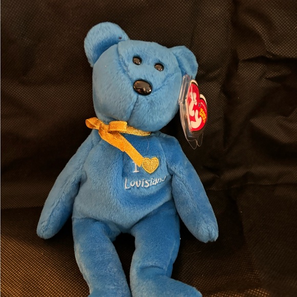 Set of 3 TY Beanie Babies - I LOVE ALABAMA / MISSISSIPPI / ILLINOIS - Picture 3 of 6